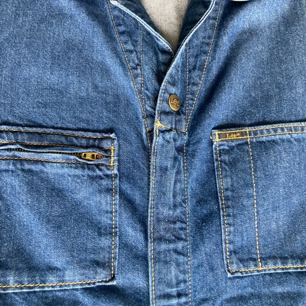 Lee Union-Alls Denim Jumpsuit Women’s M - Picture 4 of 11